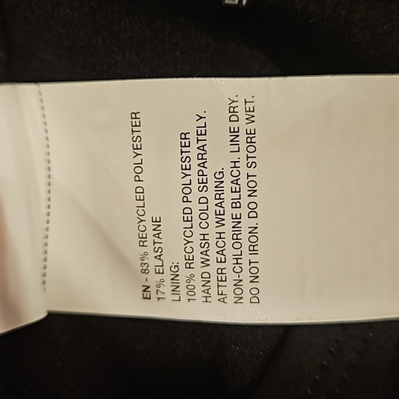 💕NIKE💕 U-Back One-Piece Swimsuit ~ Jet Black Large L NWT - Picture 12 of 12